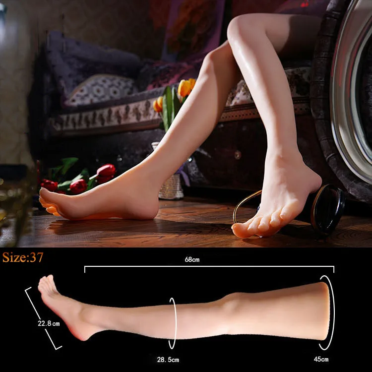 Legs Or 37 Female One Lifelike Displays Left Mannequin Feet Right Shoes Model 