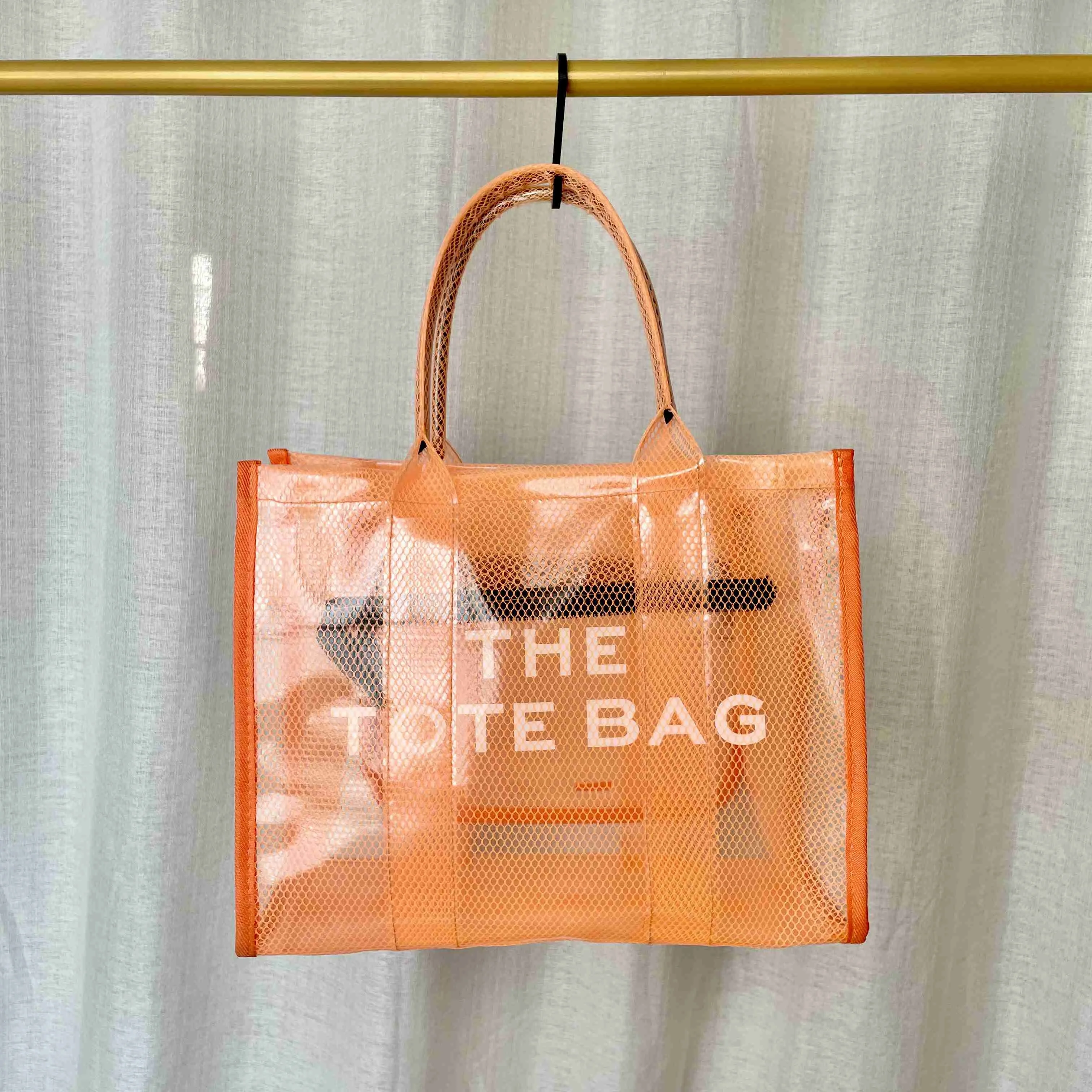 

2022 Fashion Summer Translucent Clear PVC WomenTote Bags Purses and Handbags Women Hand Bags Ladies