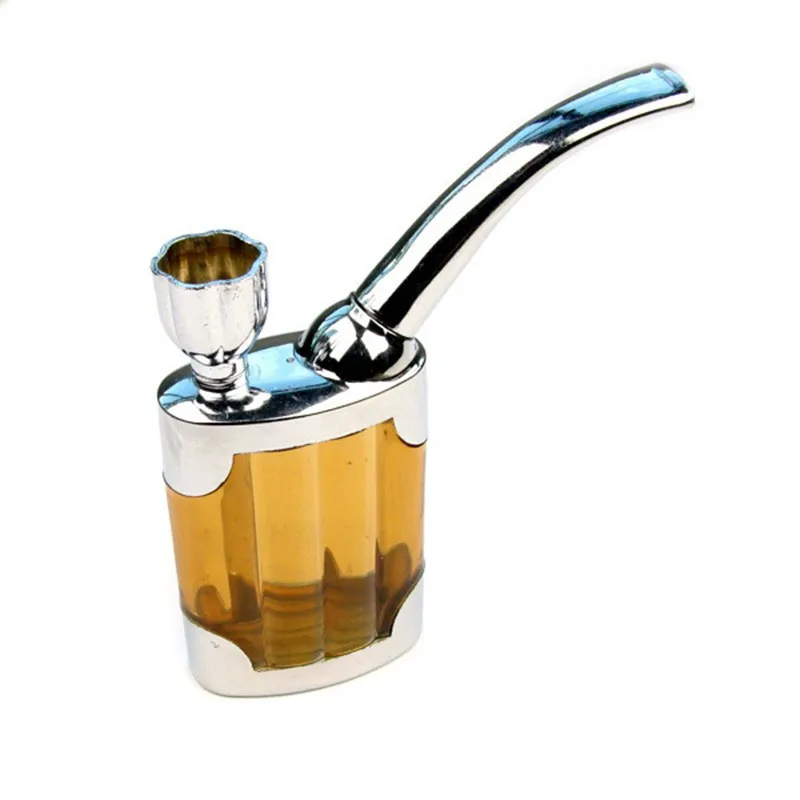 Creative Portable Travel Gravity Hookah Tobacco Bongo Smoking Glass