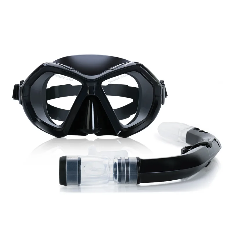 

Water sports high quality anti-fogging diving mask cheap mask and snorkel set, Blue,pink, etc