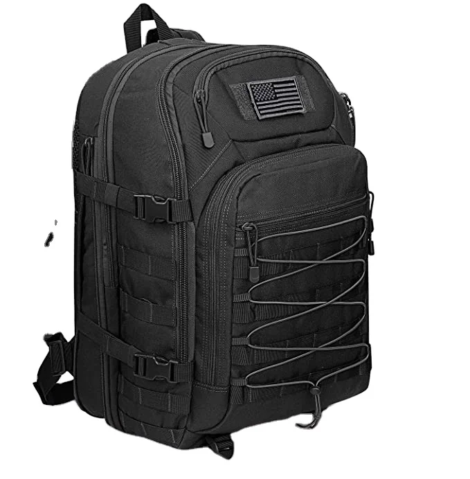 

Outdoor Expandable Tactical Backpack Military Shoulder Pack 45L-50L Army Molle 3 Day Assaults Rucksack, As your request