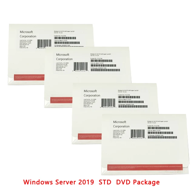 

Microsoft Windows SQL Server 2019 Standard Product Key Code Win Server 2019 Standard DVD boxes Win Server 2019 Standard