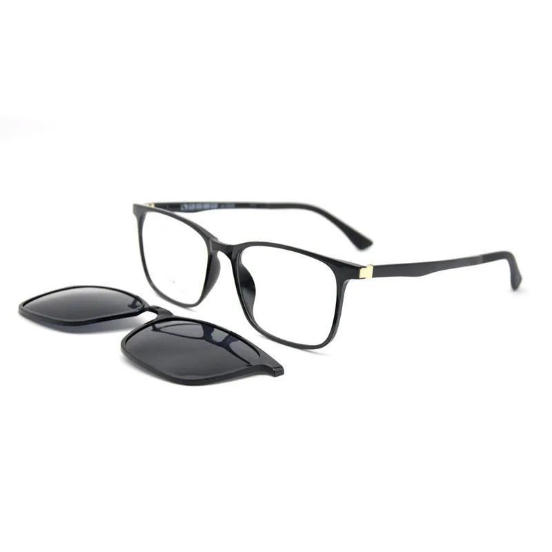 Custom Italy Design Magnetic Clip On Optical Frame Ultem TR90 Eyewear Clip-on Glasses Frame TR90 Eyeglasses UltemTR90 Magnetic G
