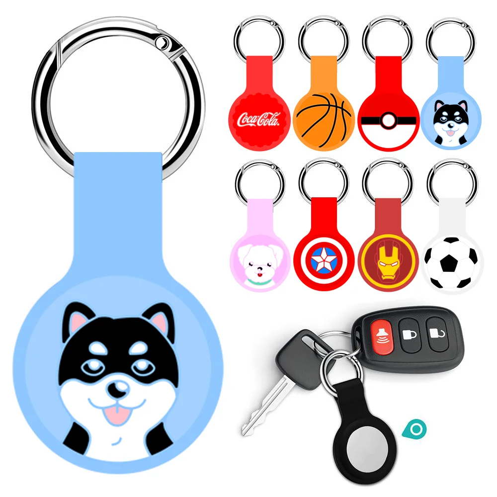 

New Fashion pet design anti lost alarm tracking for airtag device key finder for airtag, Colorful