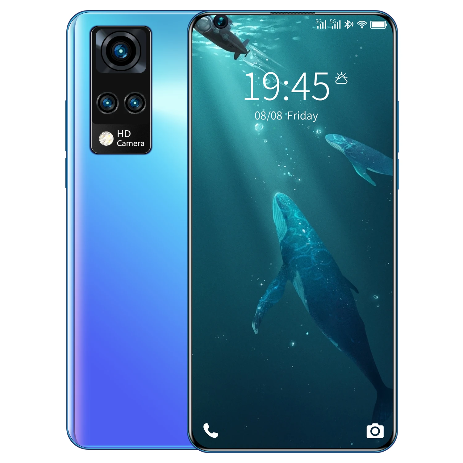 

Hot selling X51 PRO+ android phones 7.2 inch beautiful phones x51pro+ phone
