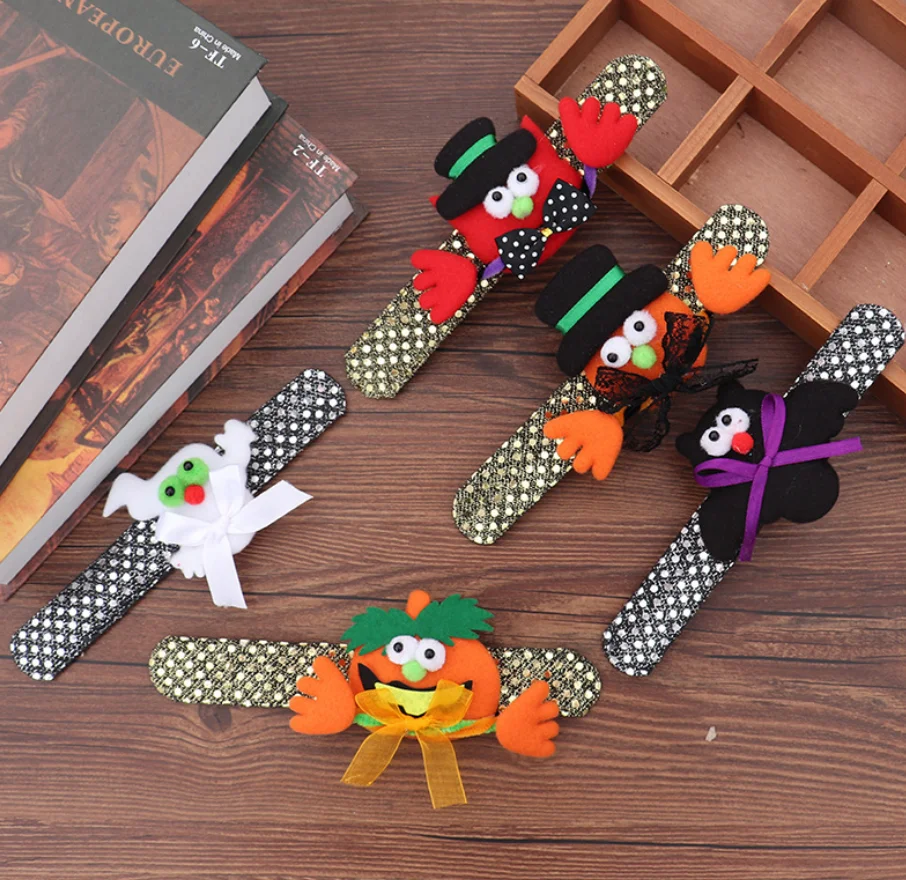 

Free Shipping Luminous Sequins Bracelet with Light Halloween Wristband Festival Decor Toy for kids children, Colorful