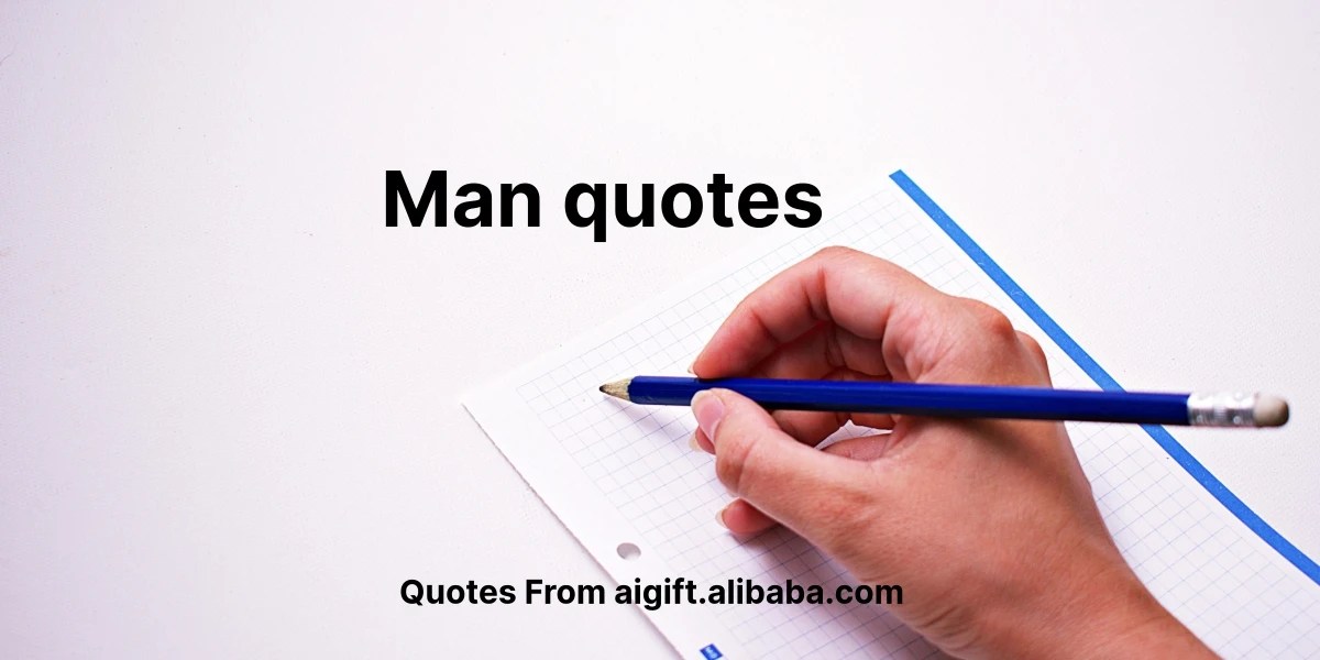 man quotes