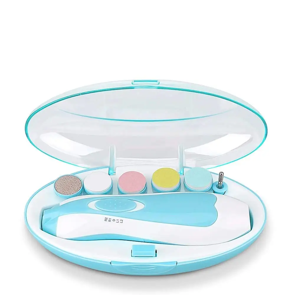 Drop shipping agent Electric Newborn Child 4 Speed Nail Care Nail Trimmer Drills Polisher Scissors