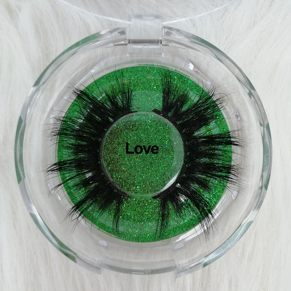 

Oem&Private Label 3D Lashes Custom Holographic Eyelashes Packaging 25 Mm Mink Fur Eyelashes