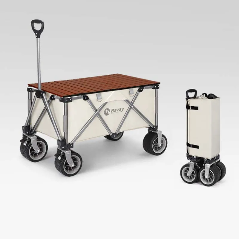 

Outdoor Garden Multipurpose Collapsible Folding Utility Beach Trolley Cart Camping picnic Folding Wagon Cart