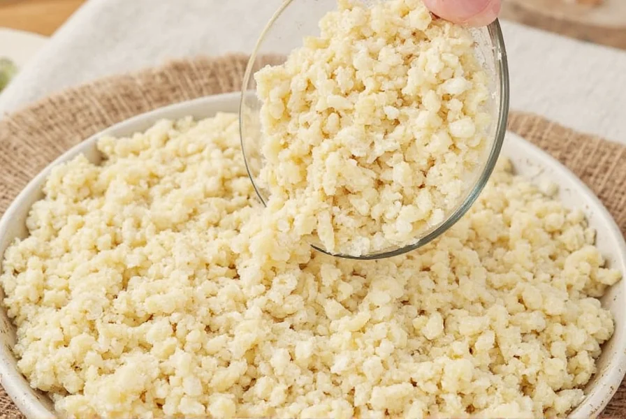 Popcorn seasoned with dehydrated minced garlic