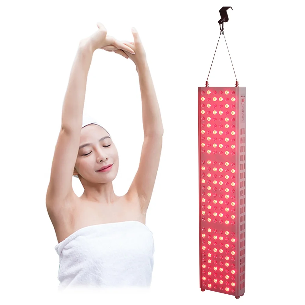 

660nm 850nm Red Infrared Full Body led red light photon therapy 300W pdt lamp bed Panel with Timer for skin