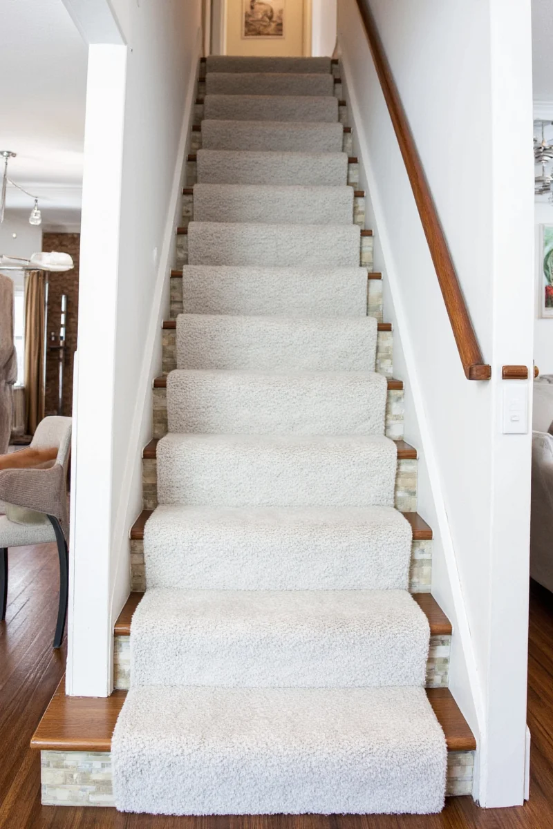 Removable stair vinyl decals