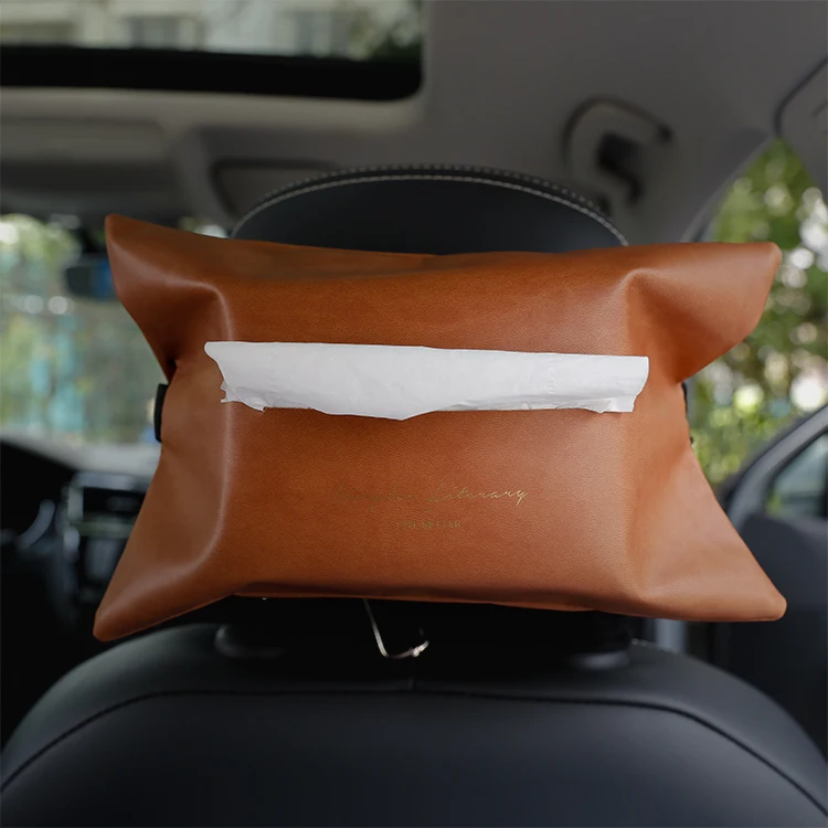 

2021 Hot Selling Vintage Leather Tissue Box Waterproof China Suppliers Holder Tissue Box For Car, Multi color or customized