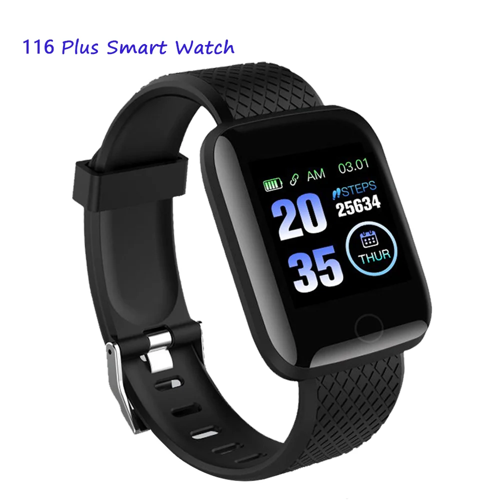 

Free Shipping 1 Sample OK Smart Bracelet 116 Plus IP67 Waterproof Sports TFT Touch Screen D13 Smart Watch
