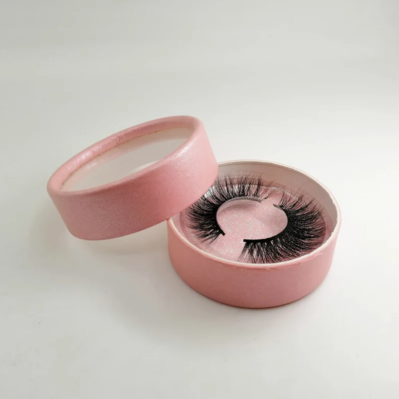 

Worldbeauty New 3D faux Mink false Eyelashes With Private Label Packaging, Natural black