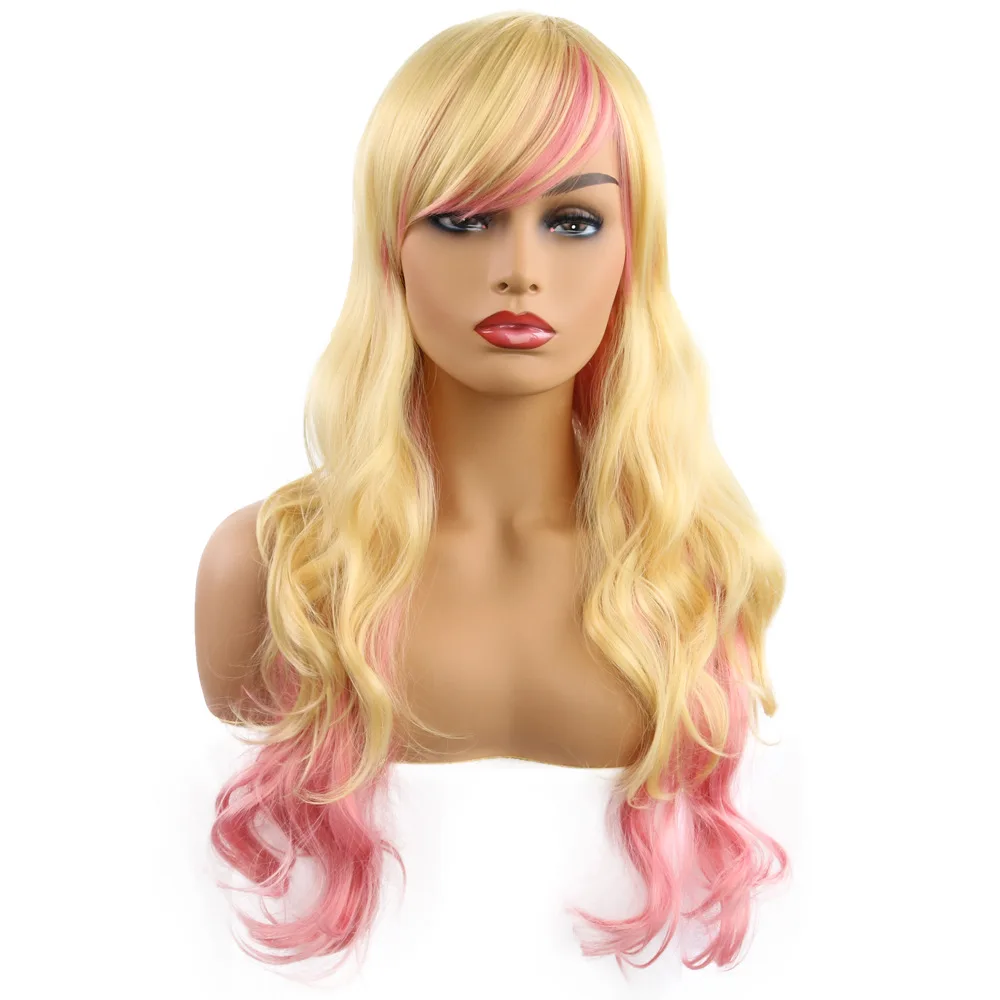 

Anime Cos Wig Harajuku Style Cosplay Party Wig Cosplay Mixed Color Headgear Manufacturer Spot