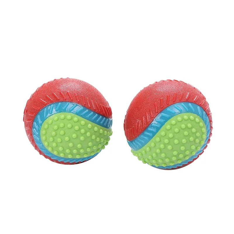 

elastic rubber training interactive ball beef flavor dog toy pet rubber toys