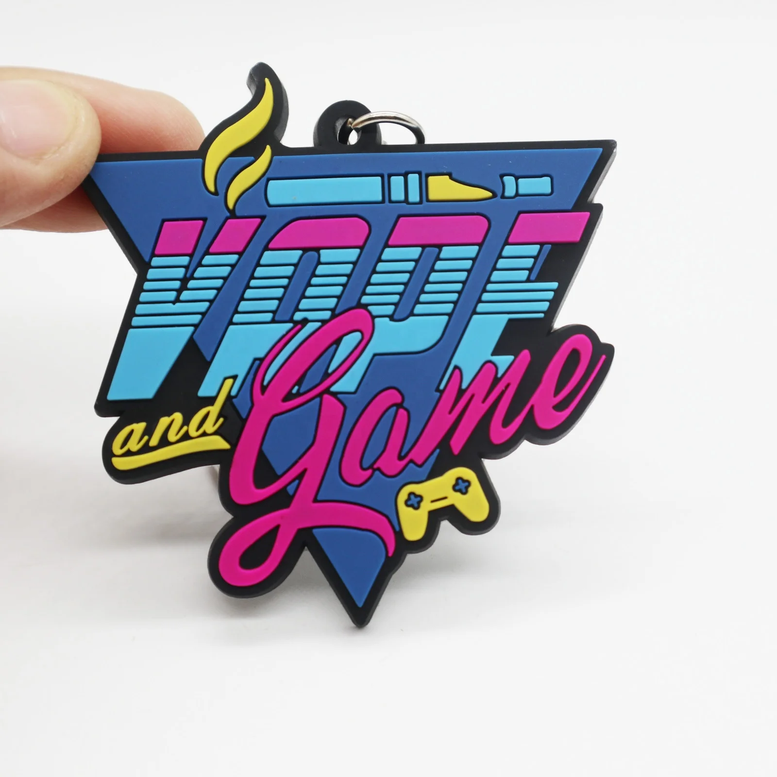 Pvc Custom Logo 2d Soft Pvc Plastic Acrylic Keychain Metal Gift Anime