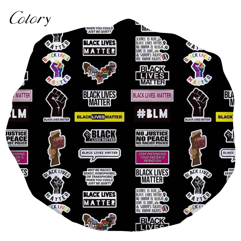 

Colory Custom Satin Bonnets For Kids Hair Bonnet With Bow, Customized color