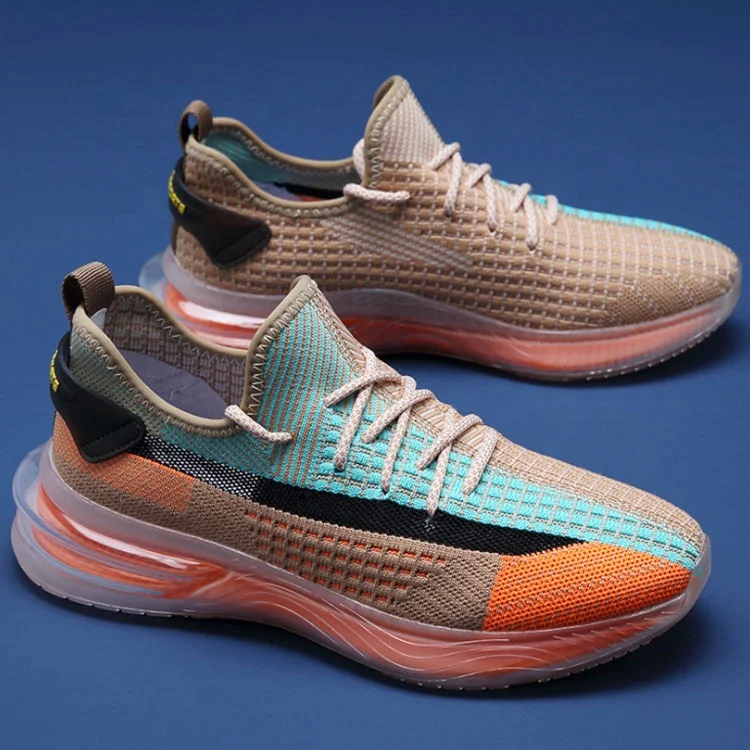 

Fashion New Designs Running Shoes Breathable Sneakers Mesh Sports Shoes For Men