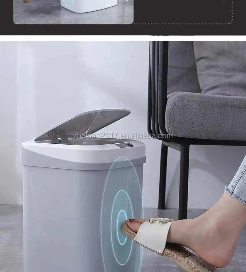 Smart Automatic Induction Rubbish Can Electric Touchless Trash Can