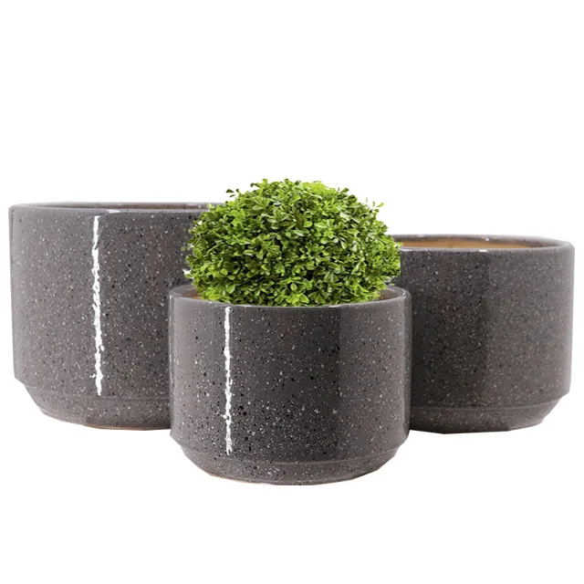 

Tall simple cylinder white gardener china factory wholesale european design flower ceramic pots for plants