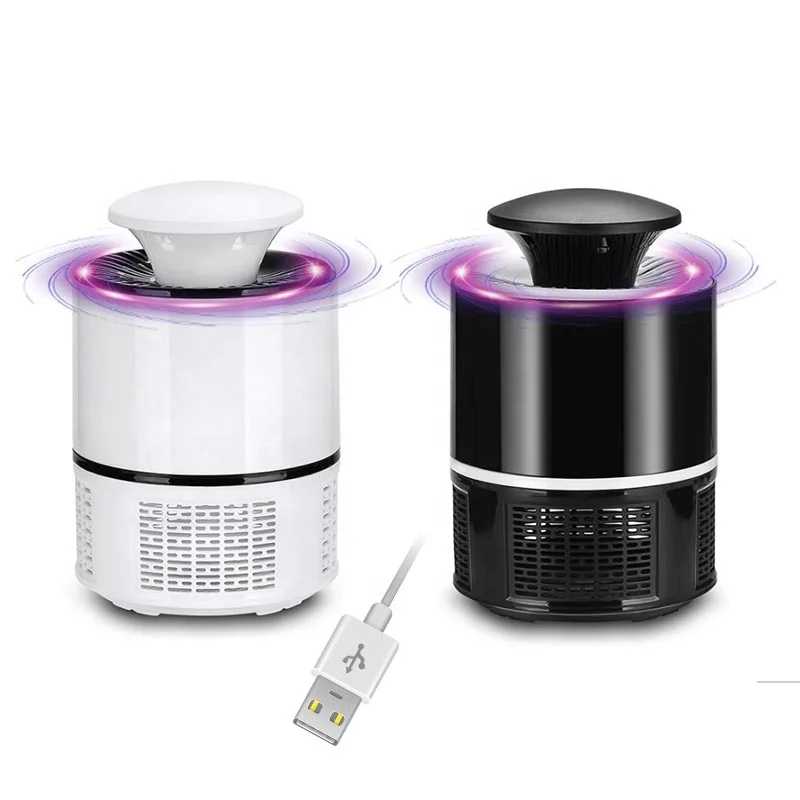 

Indoor Home Photocatalyst Inhalation Smart Electric Mosquito Killer Lamp USB Mosquito Insect Trap UV Light 20w 220v, Black white