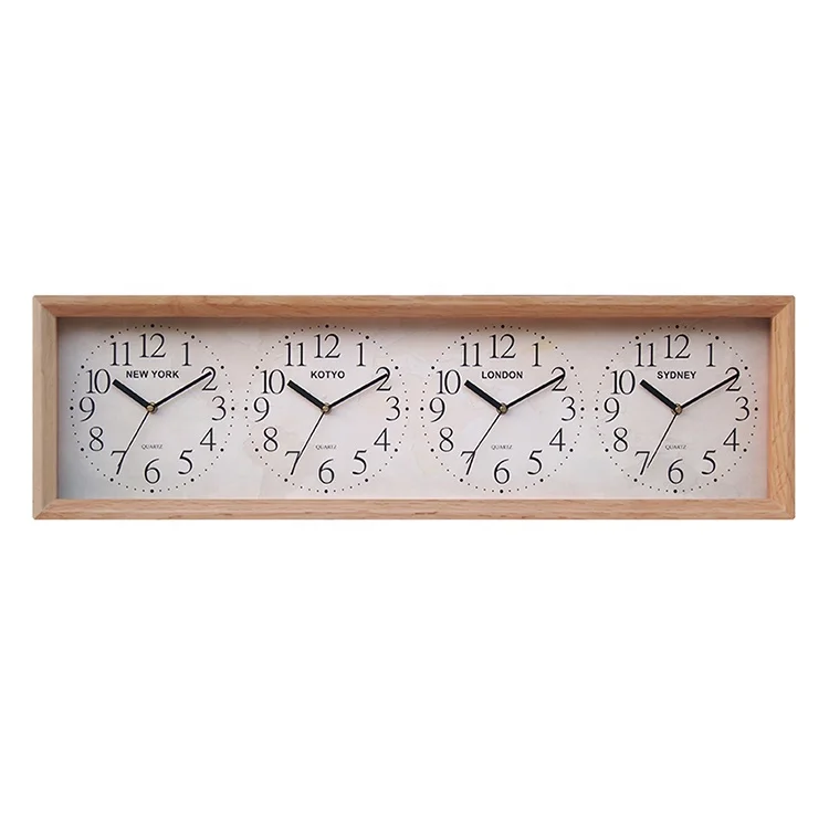 world time wall clock