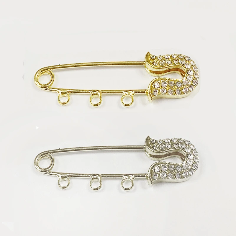 DIY Silver small pin 3.8cm wit