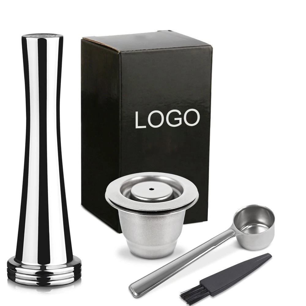 

Empty Reusable Coffee Capsule Shell Powder Hammer Brush Cafe Restaurant