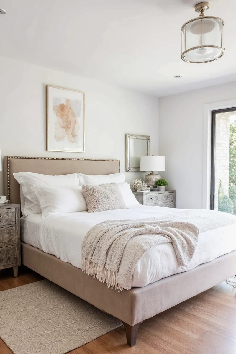 Framed Art and Photos in Bedroom
