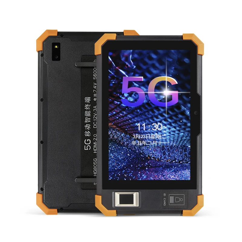 

Android Industrial Rugged Tablet Computer with Biometric Finger Print Tablette NFC RFID Fingerprint Bardcode