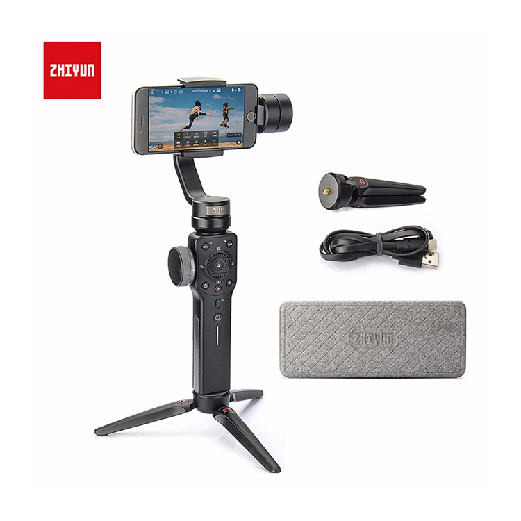 

Zhiyun Smooth 4 3-Axis Gimble Black Handheld Gimbal stabilizer Portable Stabilizer Camera Mount For Smartphone Mobile phone