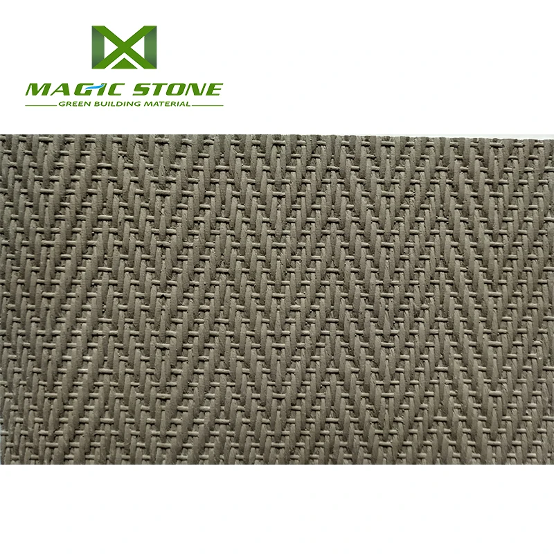 Flexi recyclable green weaving; delicate design and natural texture tile;light durable, DIY weaving