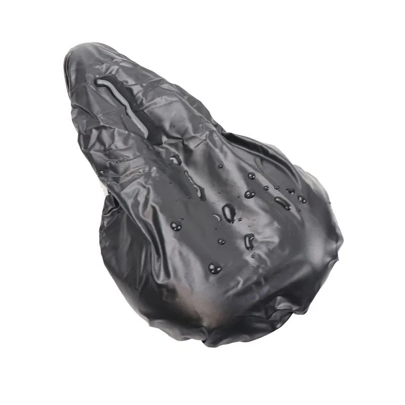 

Accessories Dustproof Bicycle Seat Protector Bike Bag With Elastic Band Saddle Waterproof Pvc Bicycle Seat Cover, Black & custom