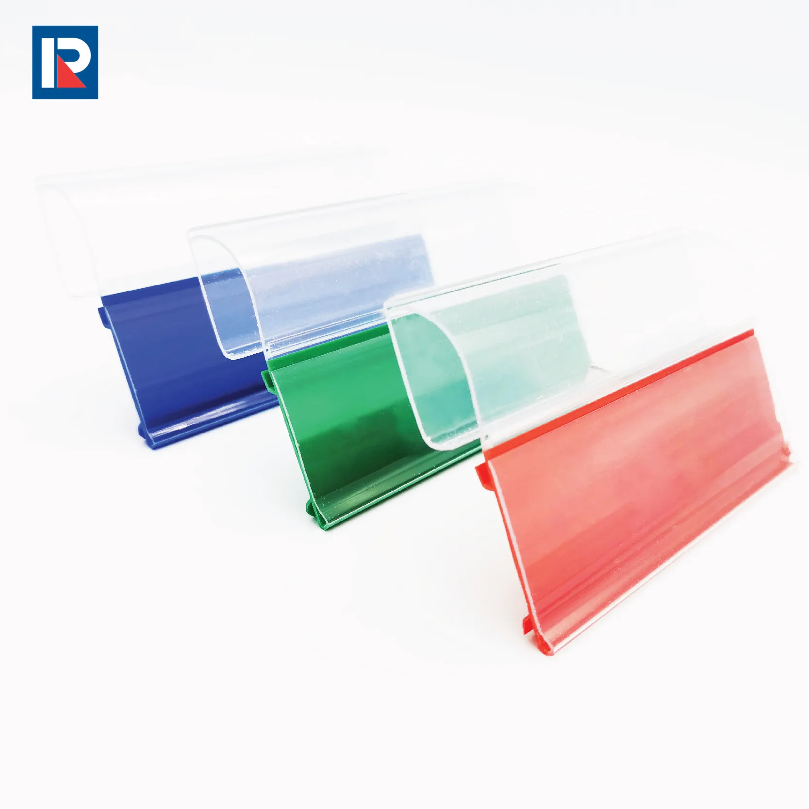 Plastic Pvc L Data Strips Sign Clips Bar Sticky Shelf Mounted Price Display Rack Label Holder Strips With Duct Tape Tag