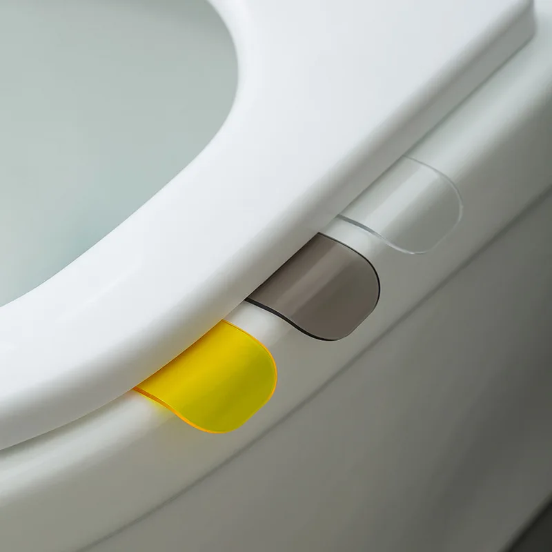 

Sanga Wholesale Transparent Toilet Seat Cover Lid Lifter Handle Simple For Bathroom, White, grey, yellow