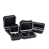 Creative octagon jewellery boxes luxury handmade black pu leather jewelry packaging ring necklace pendant bracelet box