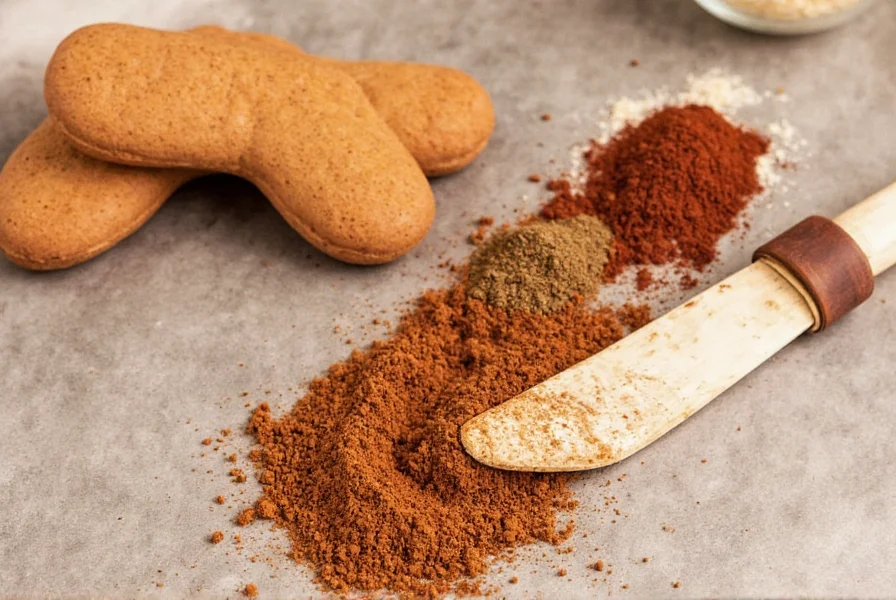Spice mix ingredients for gingerbread