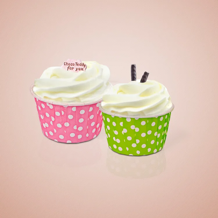 

Popular sale disposable baking muffin dotting decorative paper party muffin baking cup cake holder, Customized color