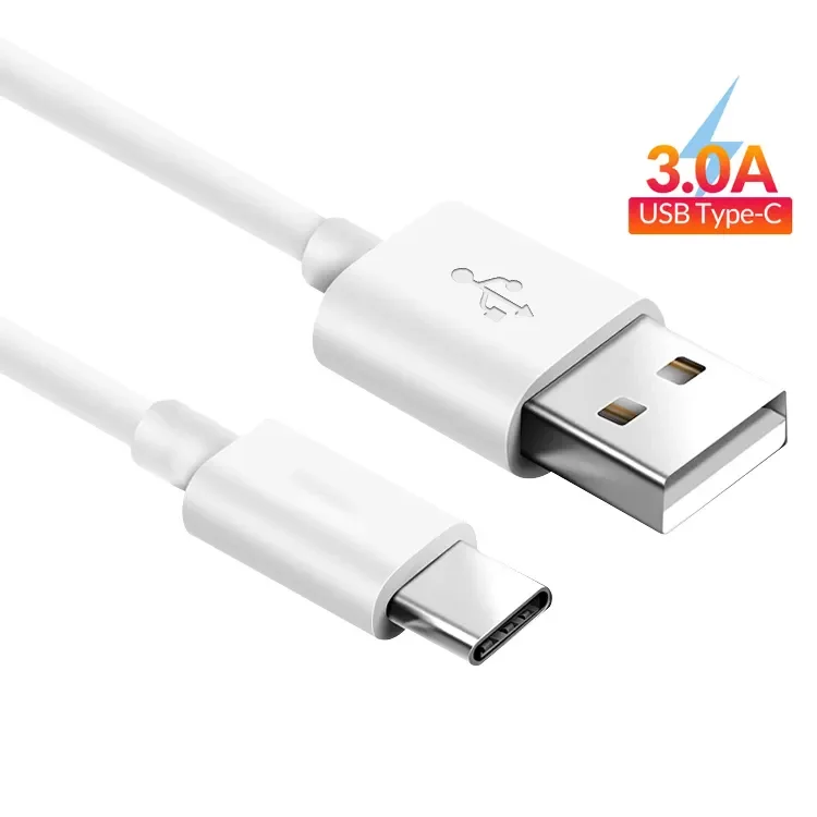 

2023 1M 3.3FT 60W 3A PD Fast Charging USB Type C To USB Type C Cable For iPad Phone Tablet
