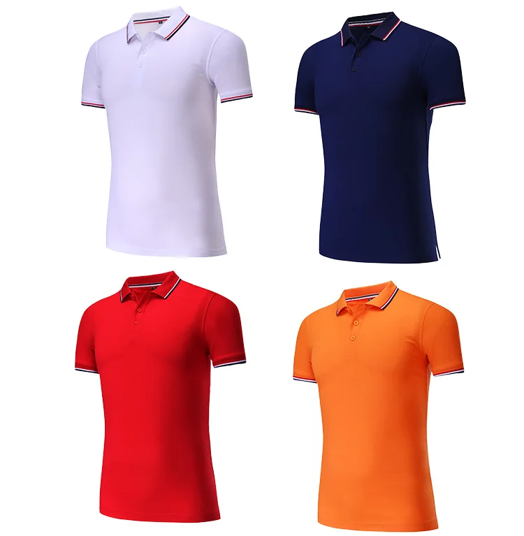 Men's Fashion Polo Shirt Custom Logo Shirts For Men Cotton Short Sleeve ...