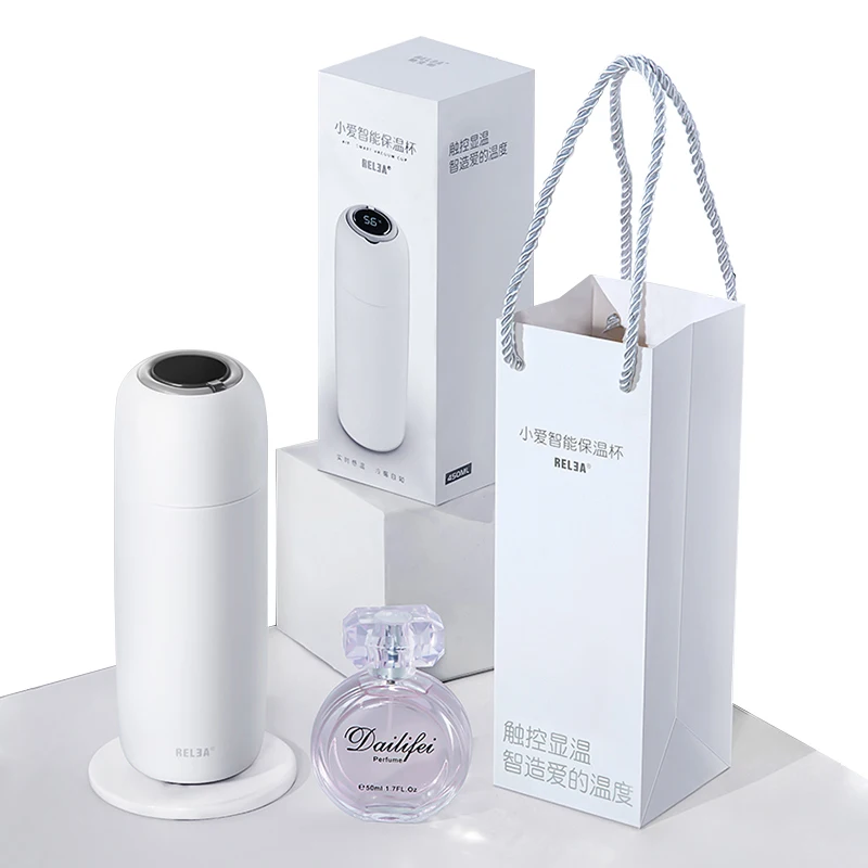 New Unique Design vacuum flask Stainless Steel Thermos LED Smart Water Bottle