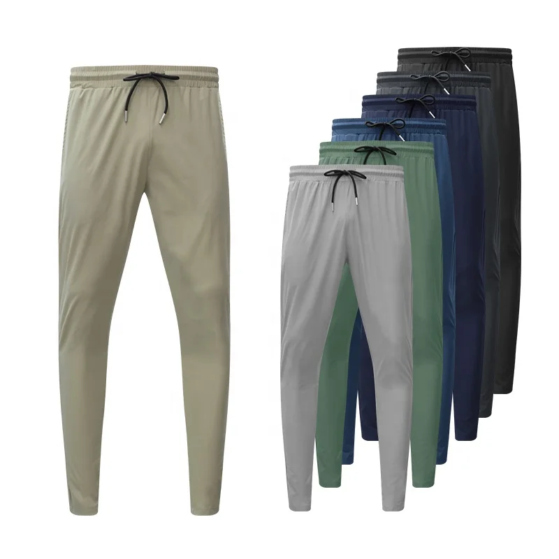 

Breathable 90% nylon 10% Spandex Trouser Foot Pattern Design Light Weight Men Gym Fitness Exercise Pants