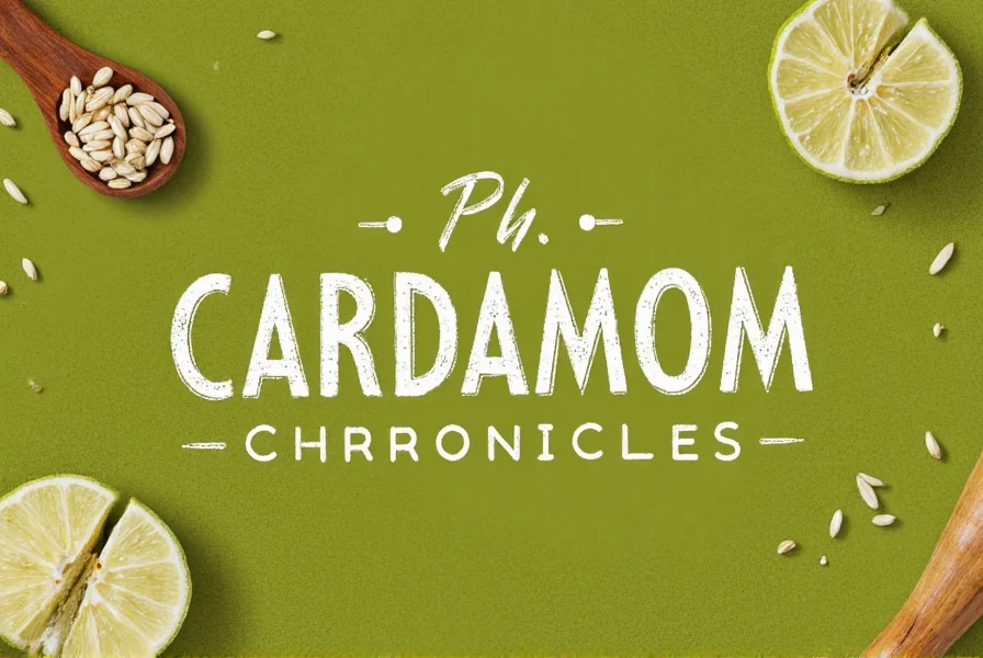 Various cardamom products in a spice aisle