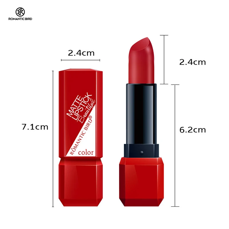 

China Wholesale Private Label Lipstick Beauty Lipstick Matte Empty Paletteall Natural High Quality Lipstick