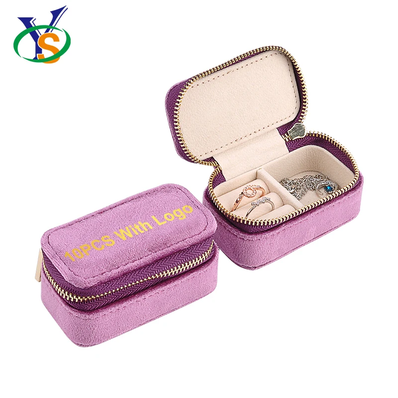 

customisable velvet jewellery box velvet long jewelry box fabrics jewellery box, Blue/black/red/purple/beige/white/pink