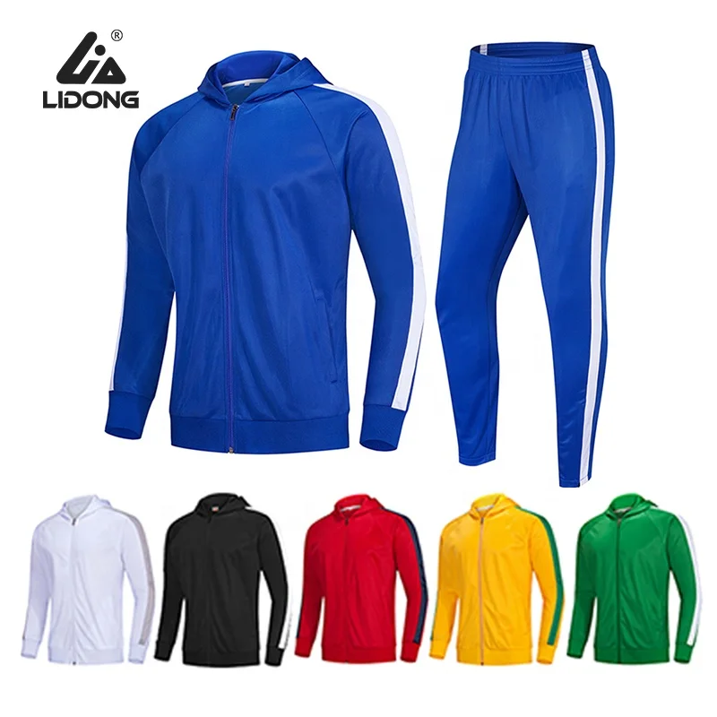 

Lidong New Design Sportswear Polyester Hoodie Mens Jogger Tracksuit For Men