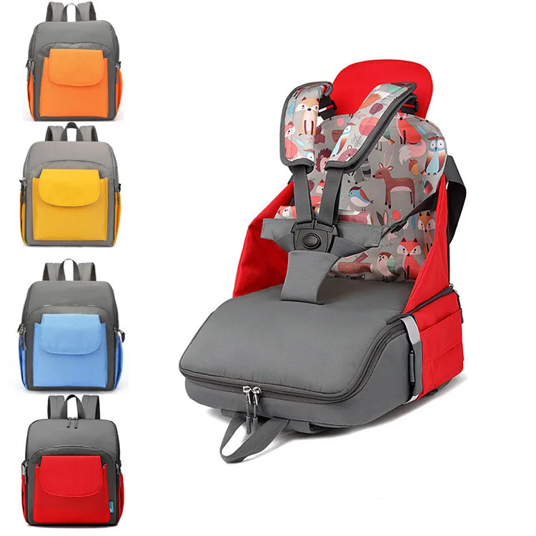 

Portable Baby Dining Chair Bag Heightening Chair Folding Dining Chair Multifunctional Mommy Bag, Customized colors